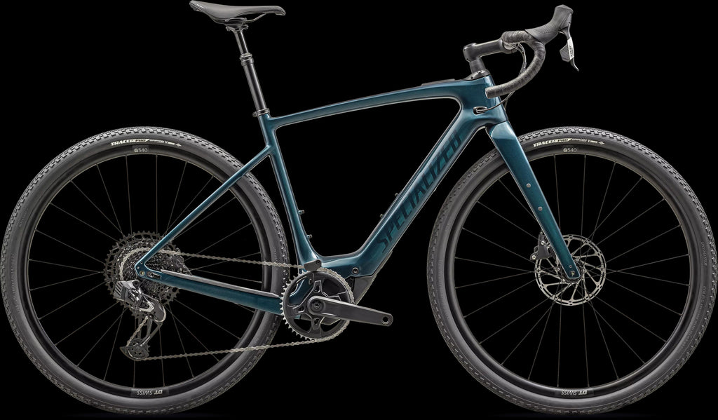 Turbo Creo 2 Comp - SRAM Apex / X1 Eagle AXS (2024) — Satin Deep Lake Metallic Deep Lake — side view