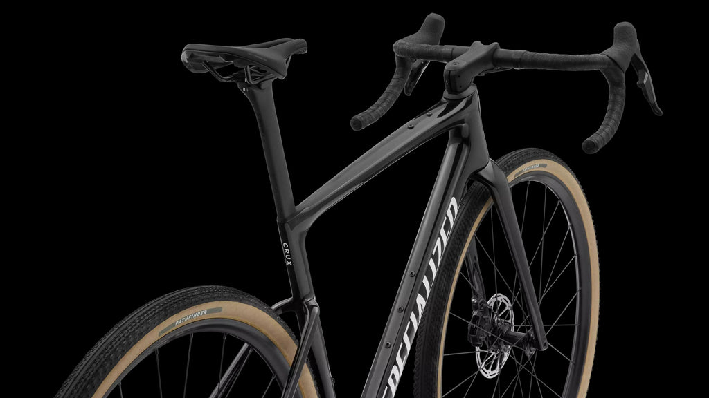 Crux 5 Comp - SRAM Rival XPLR (2027) — Obsidian Metallic/Dune White — detail 40