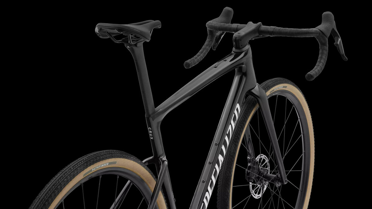 Crux 5 Comp - SRAM Rival XPLR (2027) — Obsidian Metallic/Dune White — detail 40