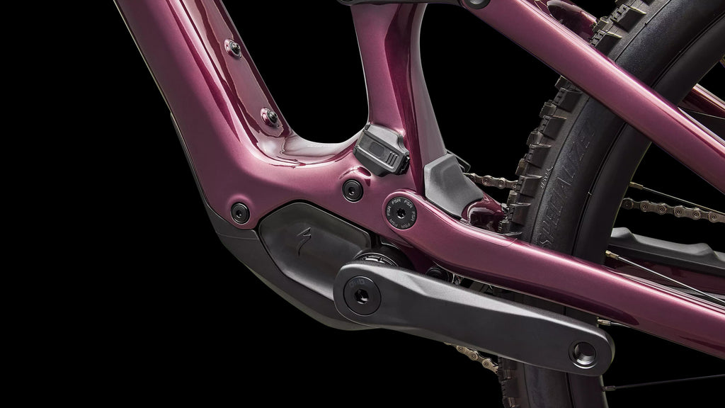 Turbo Levo SL 2 Expert Di2 (2026) — Bordeaux / White — detail 70