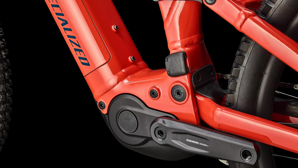 Turbo Levo 4 Alloy (2026) — Gloss Deep Orange / Deep Lake — detail 70