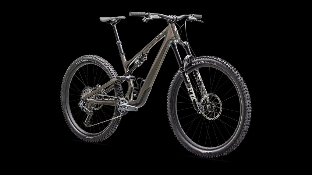 Stumpjumper 15 Expert - SRAM GX AXS, FOX Performance Elite (2025) — Gloss Gunmetal / White Mountains — detail 20