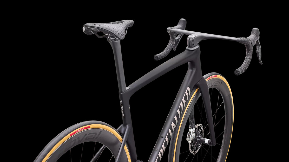 Tarmac SL9 S-Level - SRAM RED AXS (2027) — Satin Carbon / Silver Dust — detail 40