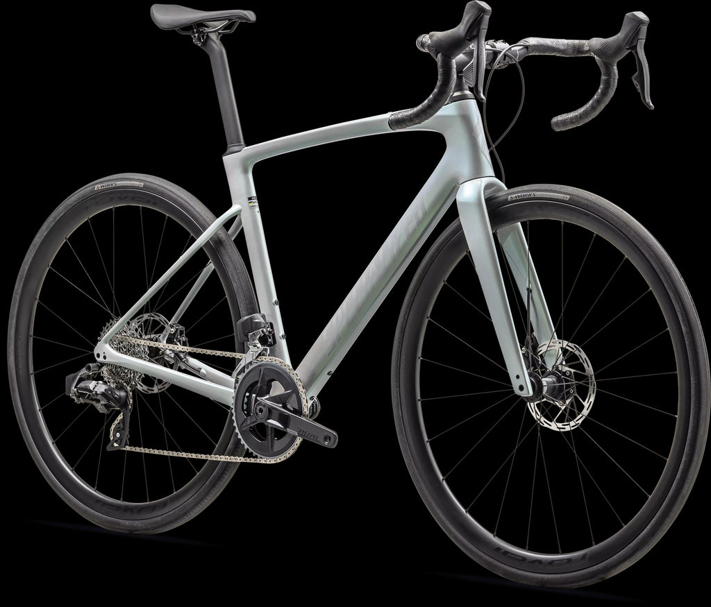 Roubaix SL8 Expert - SRAM Rival eTAP AXS (2024) — Gloss Dove Grey/Chameleon Lapis — detail 20