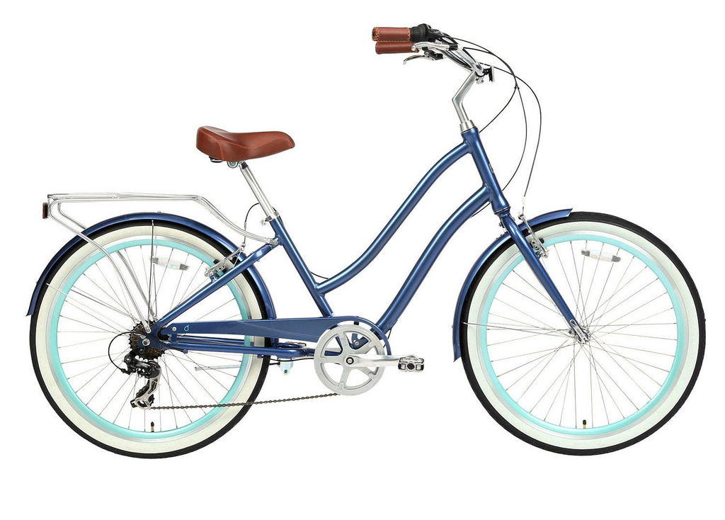 sixthreezero EVRYjourney Women's 24" 7 Speed Step-Through Touring Hybrid Bicycle — product view 36