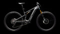 S-Works Turbo Levo R (2026) — Gloss Shadow Silver Blended Speckle Over Carbon / Silver Dust — side view