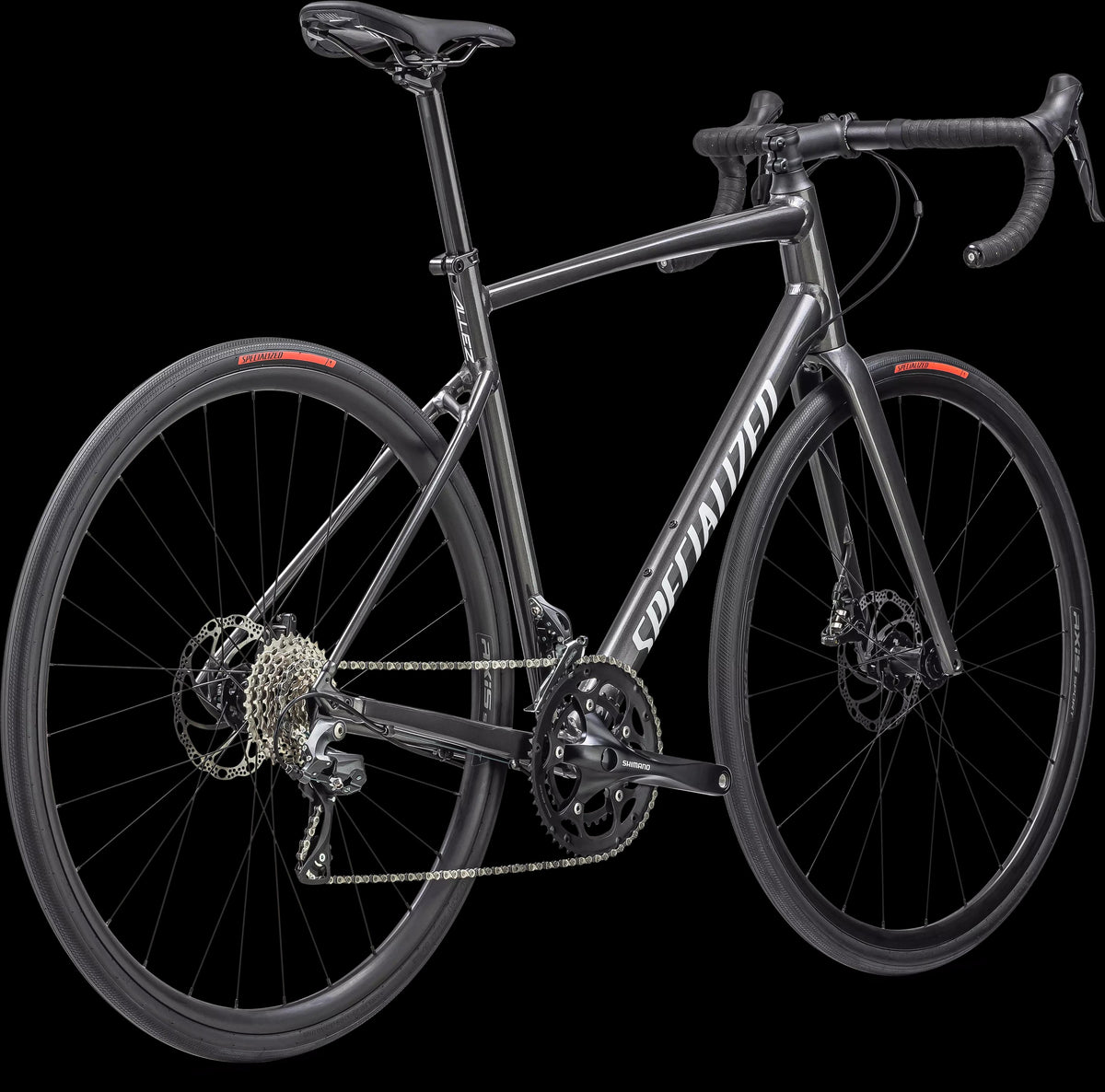 Allez - Shimano Claris (2024) — Gloss Smoke / White / Silver Dust — detail 30