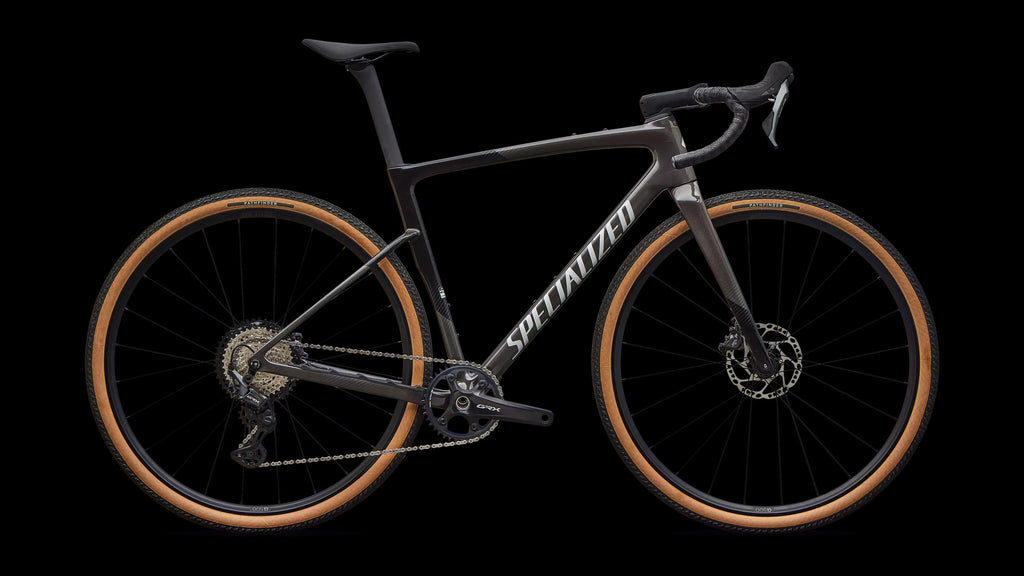 Crux 5 Sport - Shimano GRX 800 (2027) — Silver Pearl Smoke/Silver Dust — side view