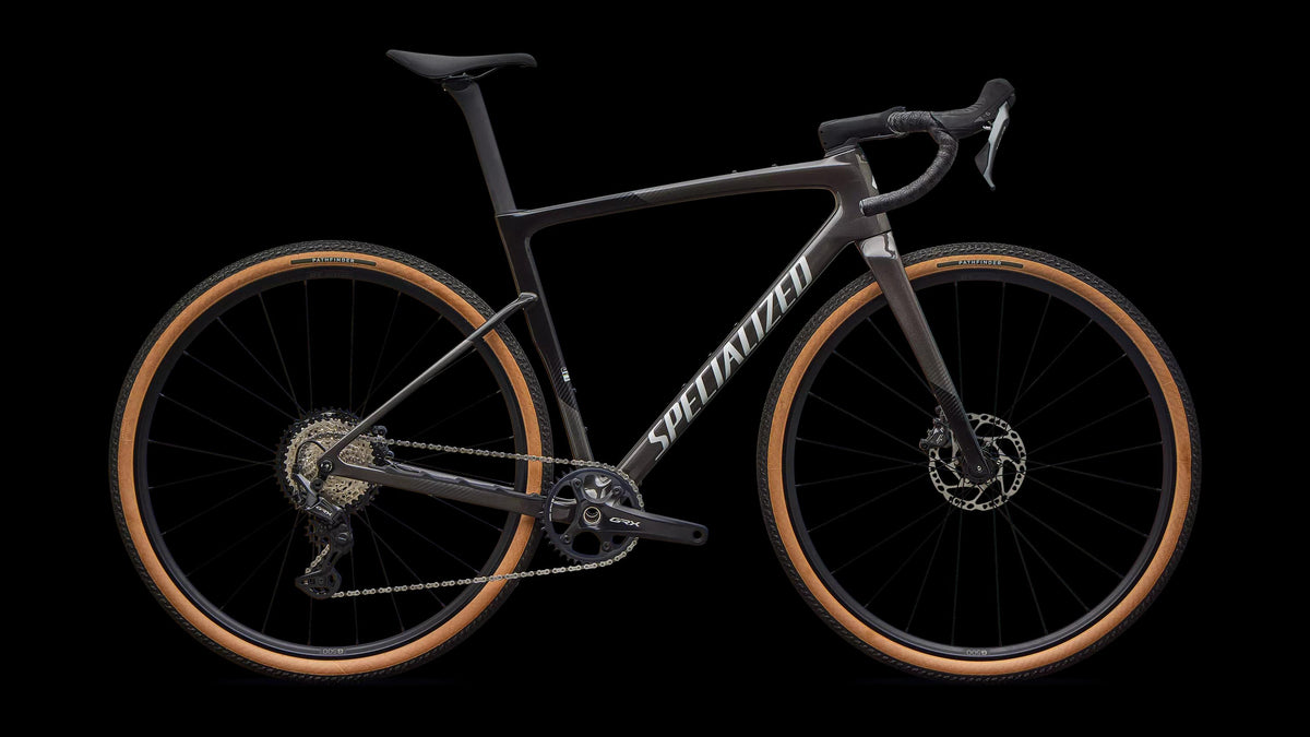 Crux 5 Sport - Shimano GRX 800 (2027) — Silver Pearl Smoke/Silver Dust — side view