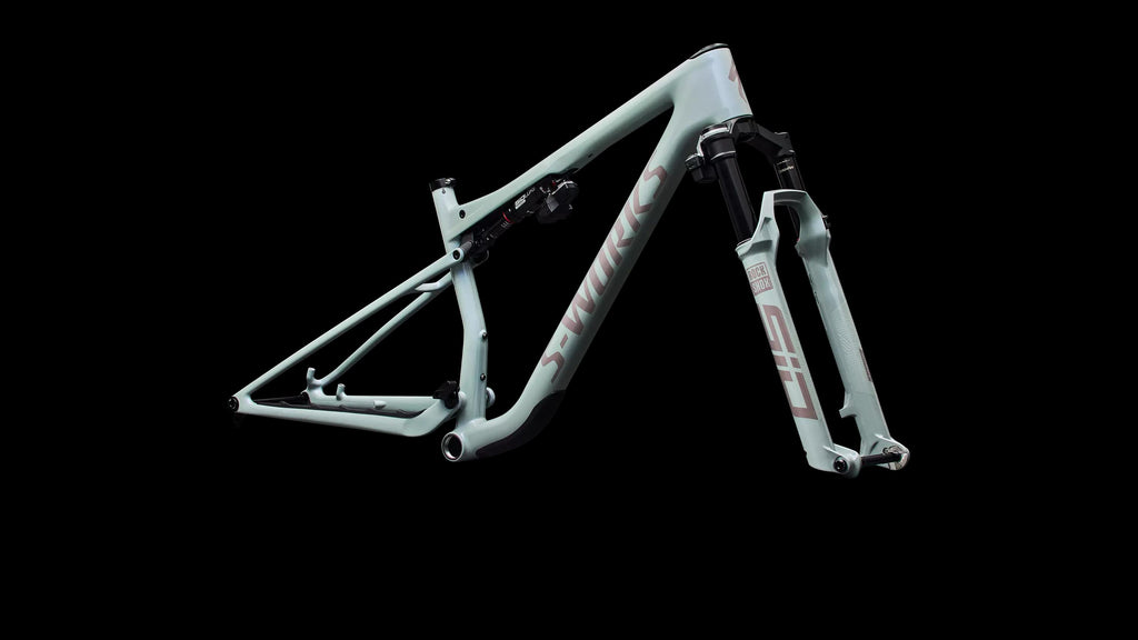 S-Works Epic 9 Frameset (2027) — Gloss Agave Grey / Violet Pearl / Desert Metallic — detail 70