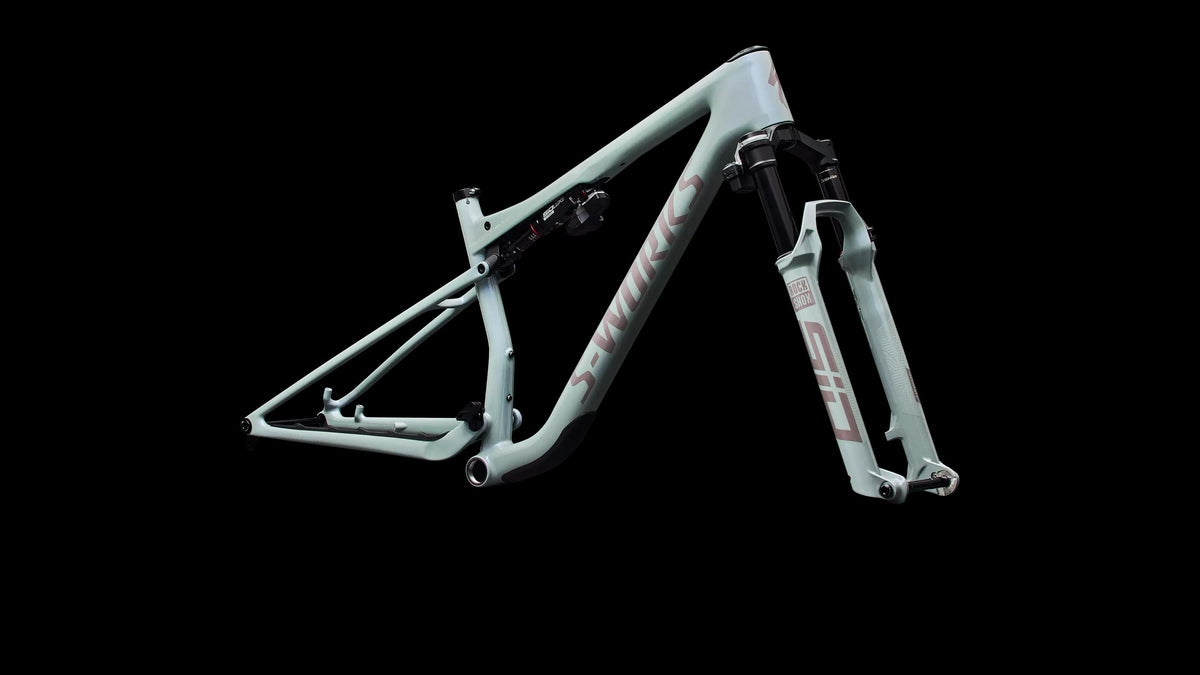 S-Works Epic 9 Frameset (2027) — Gloss Agave Grey / Violet Pearl / Desert Metallic — detail 70
