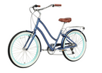 sixthreezero EVRYjourney Women's 24" 7 Speed Step-Through Touring Hybrid Bicycle — product view 49