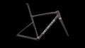 Crux 5 Frameset - FACT 10r Carbon (2027) — Warm Smoke Metallic/Silver Dust — side view