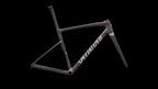 Crux 5 Frameset - FACT 10r Carbon (2027) — Warm Smoke Metallic/Silver Dust — side view