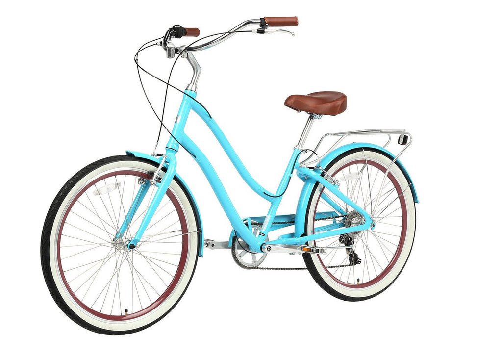 sixthreezero EVRYjourney Women's 24" 7 Speed Step-Through Touring Hybrid Bicycle — product view 86
