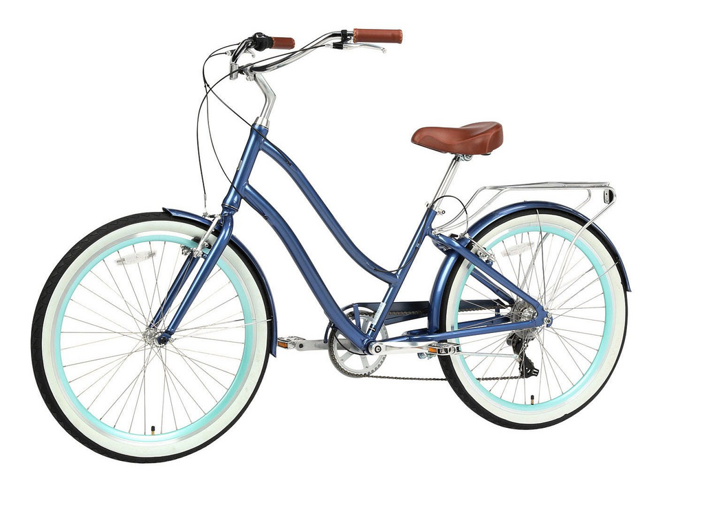sixthreezero EVRYjourney Women's 24" 7 Speed Step-Through Touring Hybrid Bicycle — product view 50