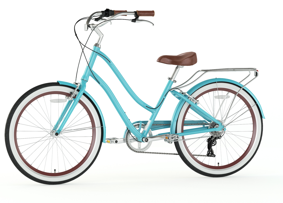sixthreezero EVRYjourney Women's 26" Single Speed Step-Through Touring Hybrid Bicycle — product view 55