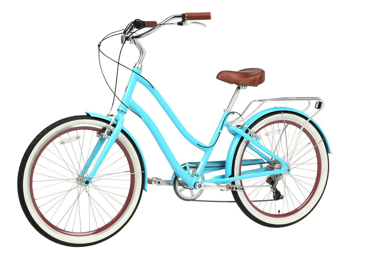 sixthreezero EVRYjourney Women's 24" 7 Speed Step-Through Touring Hybrid Bicycle — product view 87