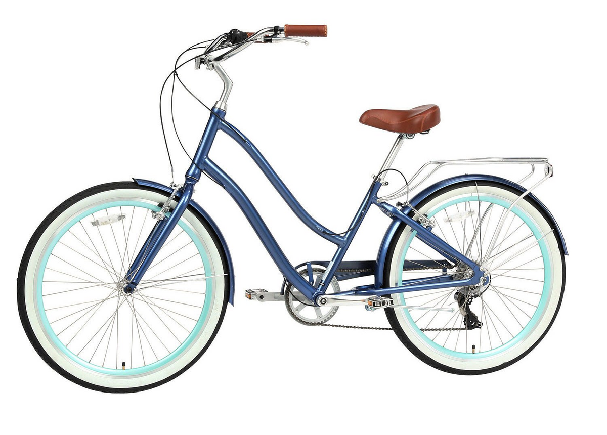 sixthreezero EVRYjourney Women's 24" 7 Speed Step-Through Touring Hybrid Bicycle — product view 51