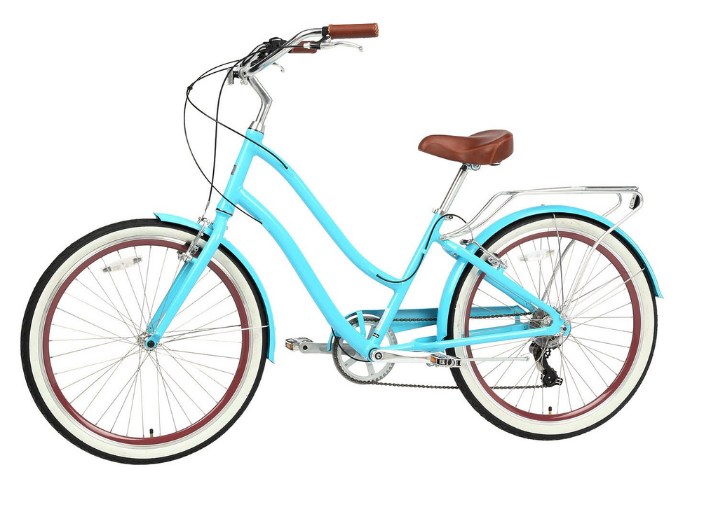 sixthreezero EVRYjourney Women's 24" 7 Speed Step-Through Touring Hybrid Bicycle — product view 88