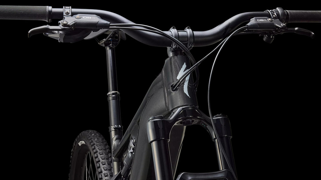 Turbo Levo 4 Alloy (2026) — Gloss Metallic Obsidian / Silver Dust — detail 50