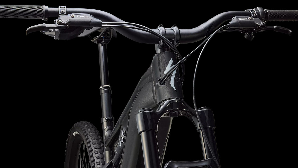 Turbo Levo 4 Alloy (2026) — Gloss Metallic Obsidian / Silver Dust — detail 50
