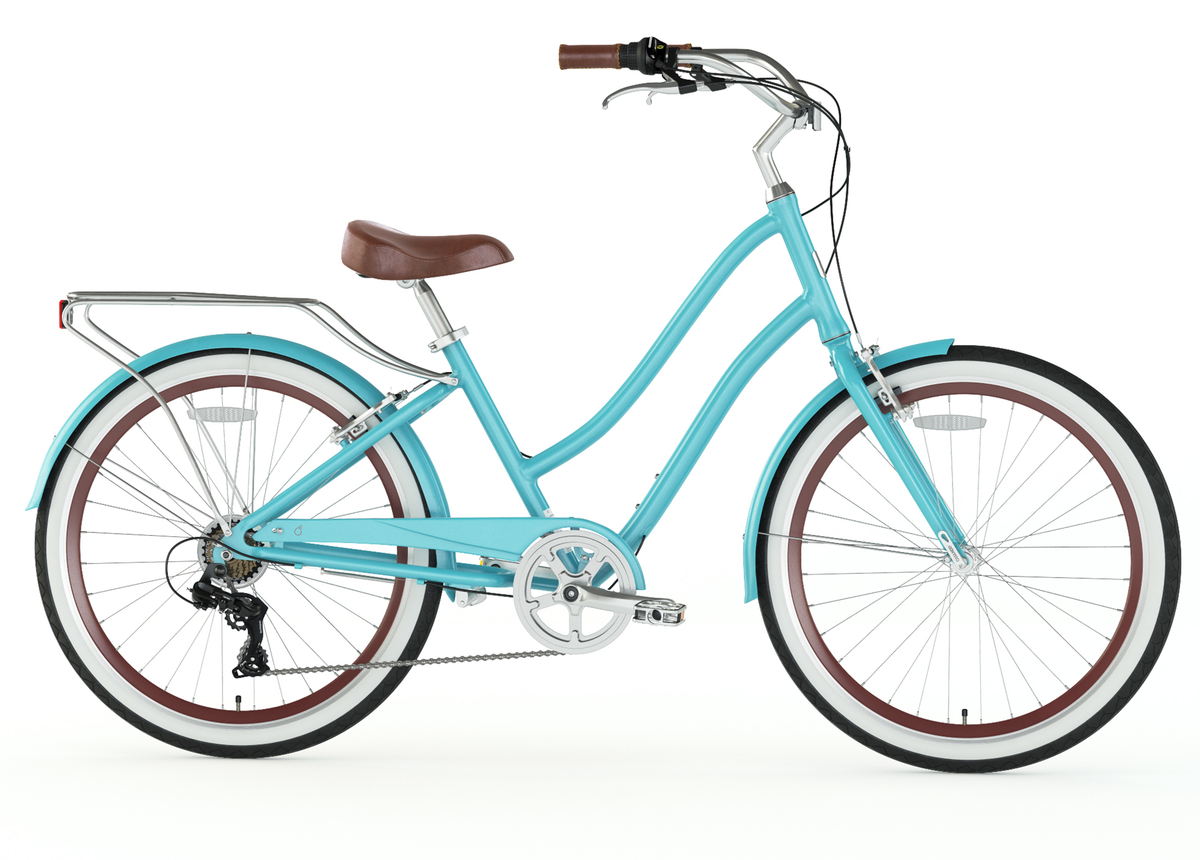 sixthreezero EVRYjourney Women's 26" Single Speed Step-Through Touring Hybrid Bicycle — product view 40