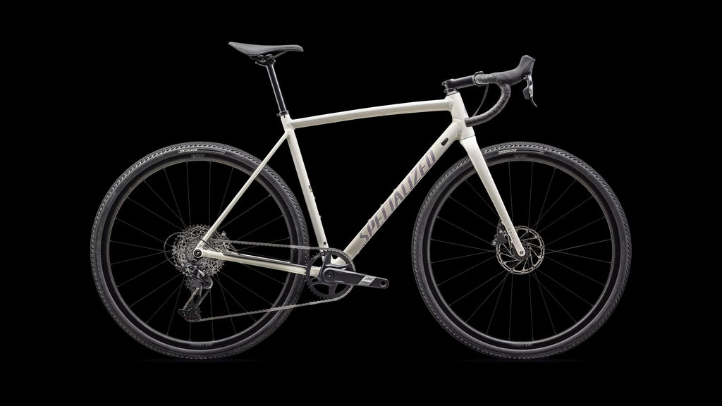 Crux DSW Comp - SRAM Apex XPLR (2025) — Gloss Birch/Clay — side view