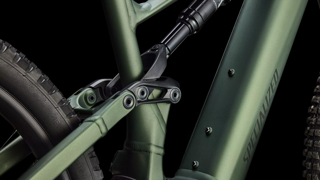 Turbo Levo 4 Alloy (2026) — Satin Cypress Metallic / Dark Moss Green — detail 80