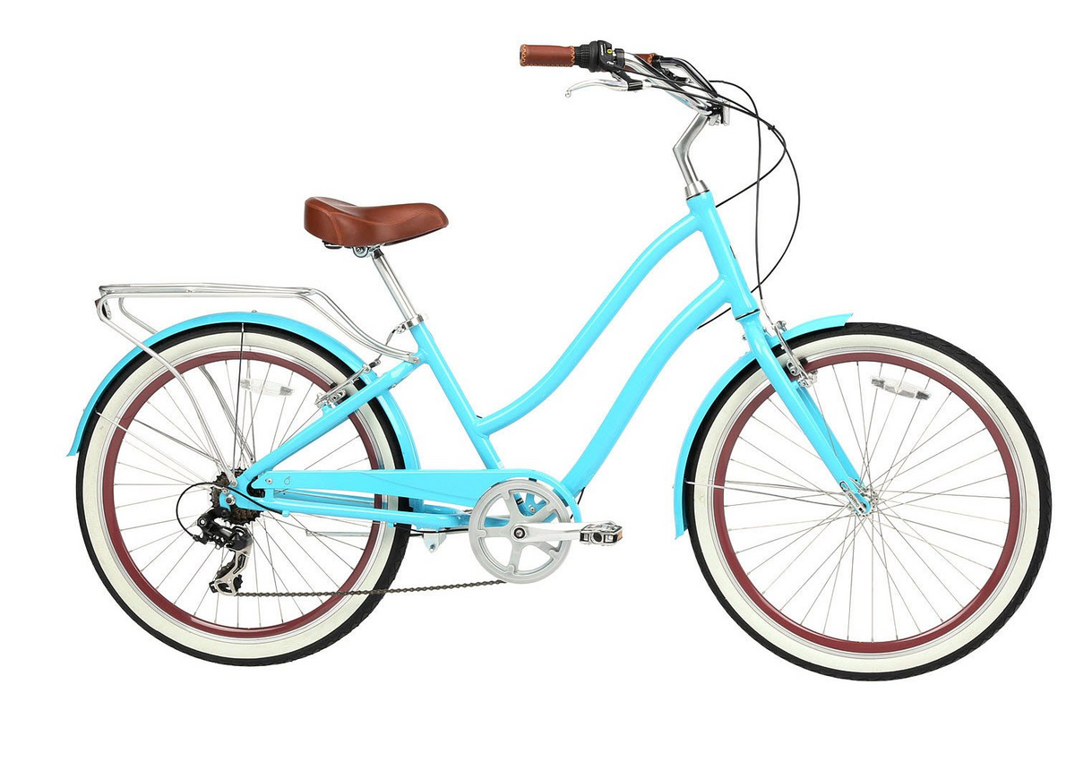 sixthreezero EVRYjourney Women's 24" 7 Speed Step-Through Touring Hybrid Bicycle — product view 73