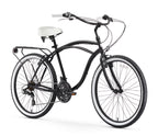 sixthreezero Around the Block Men's 26" 21 Speed Cruiser Bicycle — product view 5