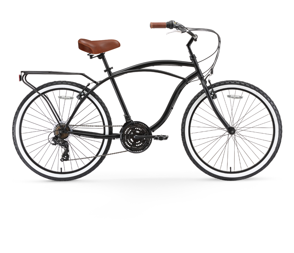 sixthreezero Around the Block Men's 26" 21 Speed Cruiser Bicycle — product view 8