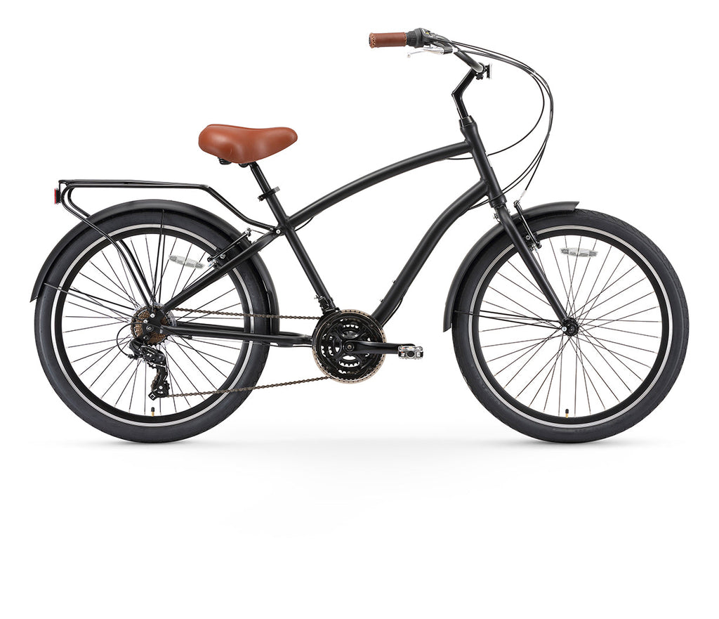 sixthreezero EVRYjourney Men's 26" 21 Speed Touring Hybrid Bicycle — product view 6