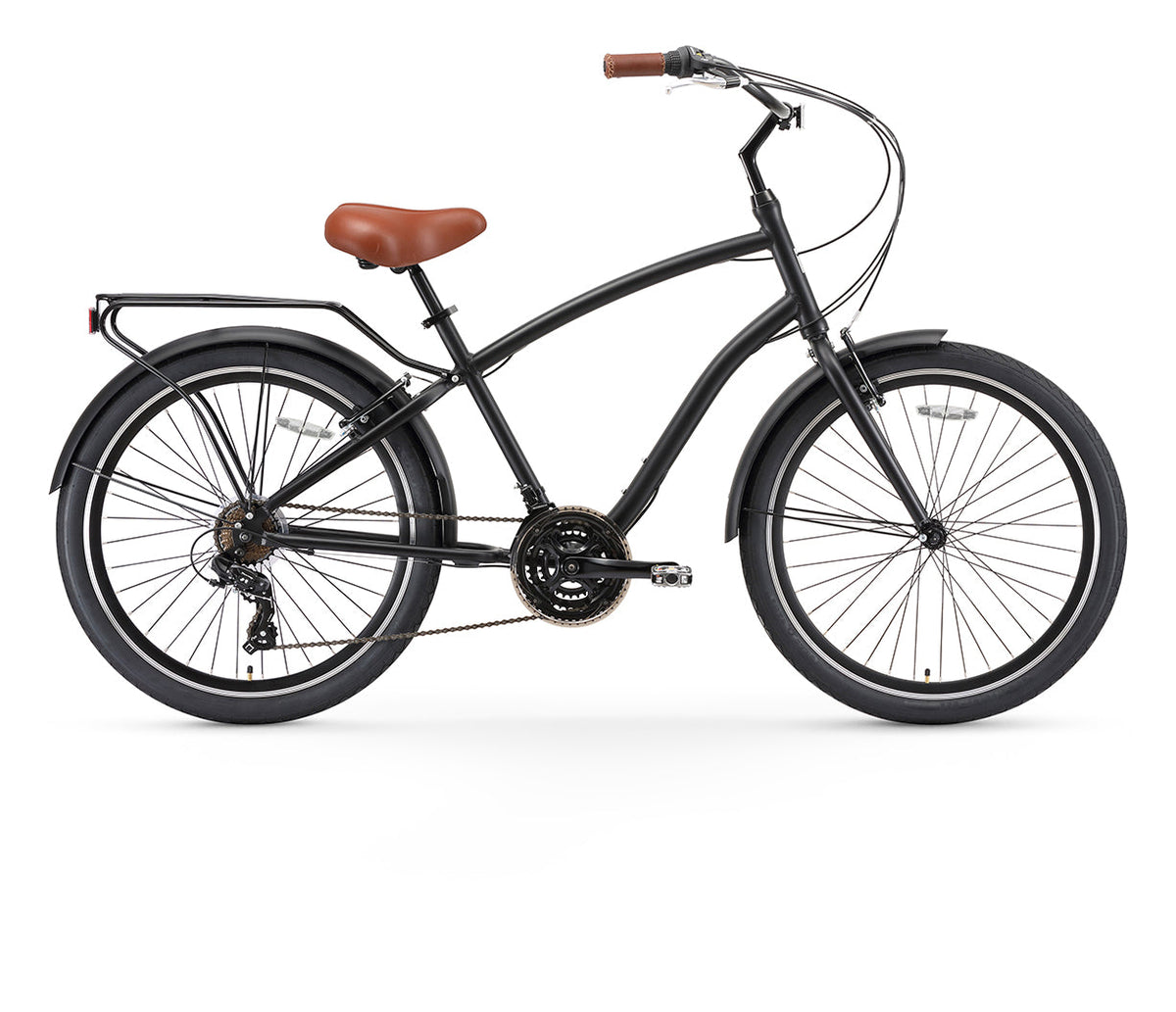 sixthreezero EVRYjourney Men's 26" 21 Speed Touring Hybrid Bicycle — product view 6