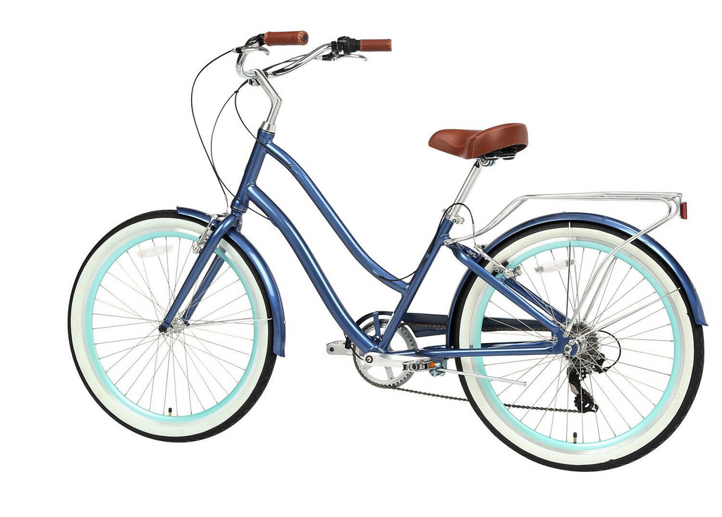 sixthreezero EVRYjourney Women's 24" 7 Speed Step-Through Touring Hybrid Bicycle — product view 55