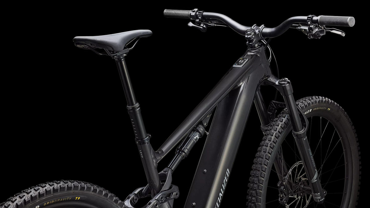 Turbo Levo 4 Alloy (2026) — Gloss Metallic Obsidian / Silver Dust — detail 40