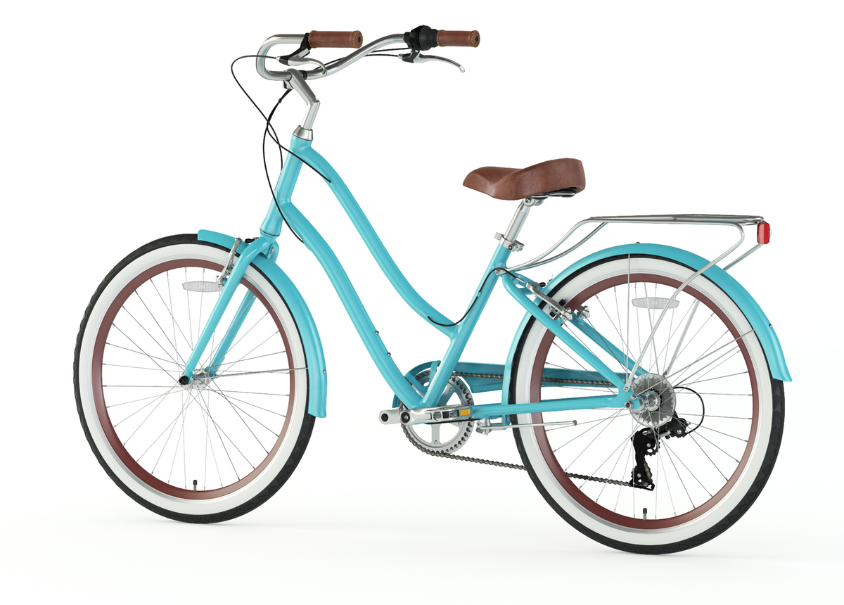 sixthreezero EVRYjourney Women's 26" Single Speed Step-Through Touring Hybrid Bicycle — product view 57