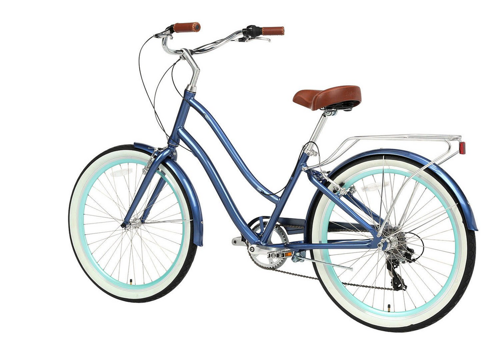 sixthreezero EVRYjourney Women's 24" 7 Speed Step-Through Touring Hybrid Bicycle — product view 56