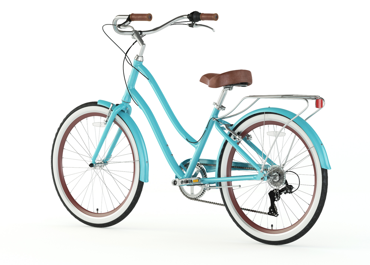 sixthreezero EVRYjourney Women's 26" Single Speed Step-Through Touring Hybrid Bicycle — product view 62