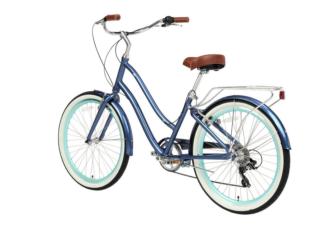 sixthreezero EVRYjourney Women's 24" 7 Speed Step-Through Touring Hybrid Bicycle — product view 57