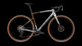 Crux 5 Expert - SRAM Force XPLR (2027) — Burnt Gold/Dolomite Metallic/Obsidian Metallic — side view
