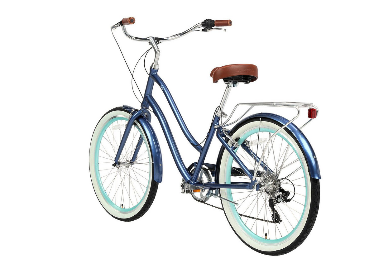 sixthreezero EVRYjourney Women's 24" 7 Speed Step-Through Touring Hybrid Bicycle — product view 58