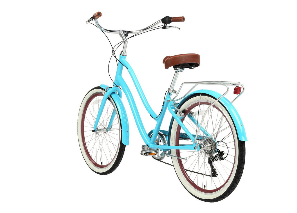 sixthreezero EVRYjourney Women's 24" 7 Speed Step-Through Touring Hybrid Bicycle — product view 95