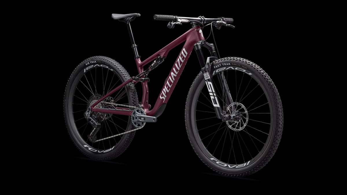Epic 8 Expert - SRAM GX AXS, RockShox Select+ (2026) — Satin Bordeaux Metallic / White — detail 20