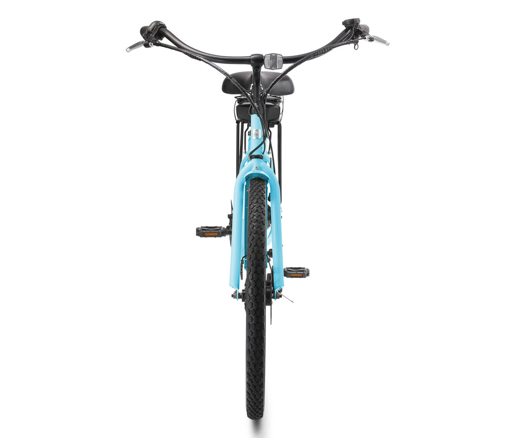 sixthreezero Around the Block Women's 26" 500W 7 Speed Electric Beach Cruiser Bicycle — product view 27