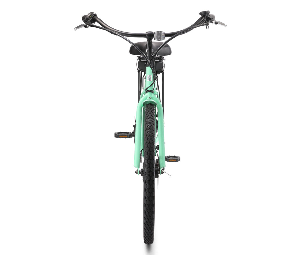 sixthreezero Around the Block Women's 26" 500W 7 Speed Electric Beach Cruiser Bicycle — product view 4
