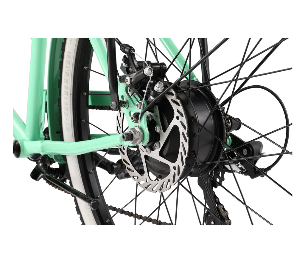 sixthreezero Around the Block Women's 26" 500W 7 Speed Electric Beach Cruiser Bicycle — product view 11