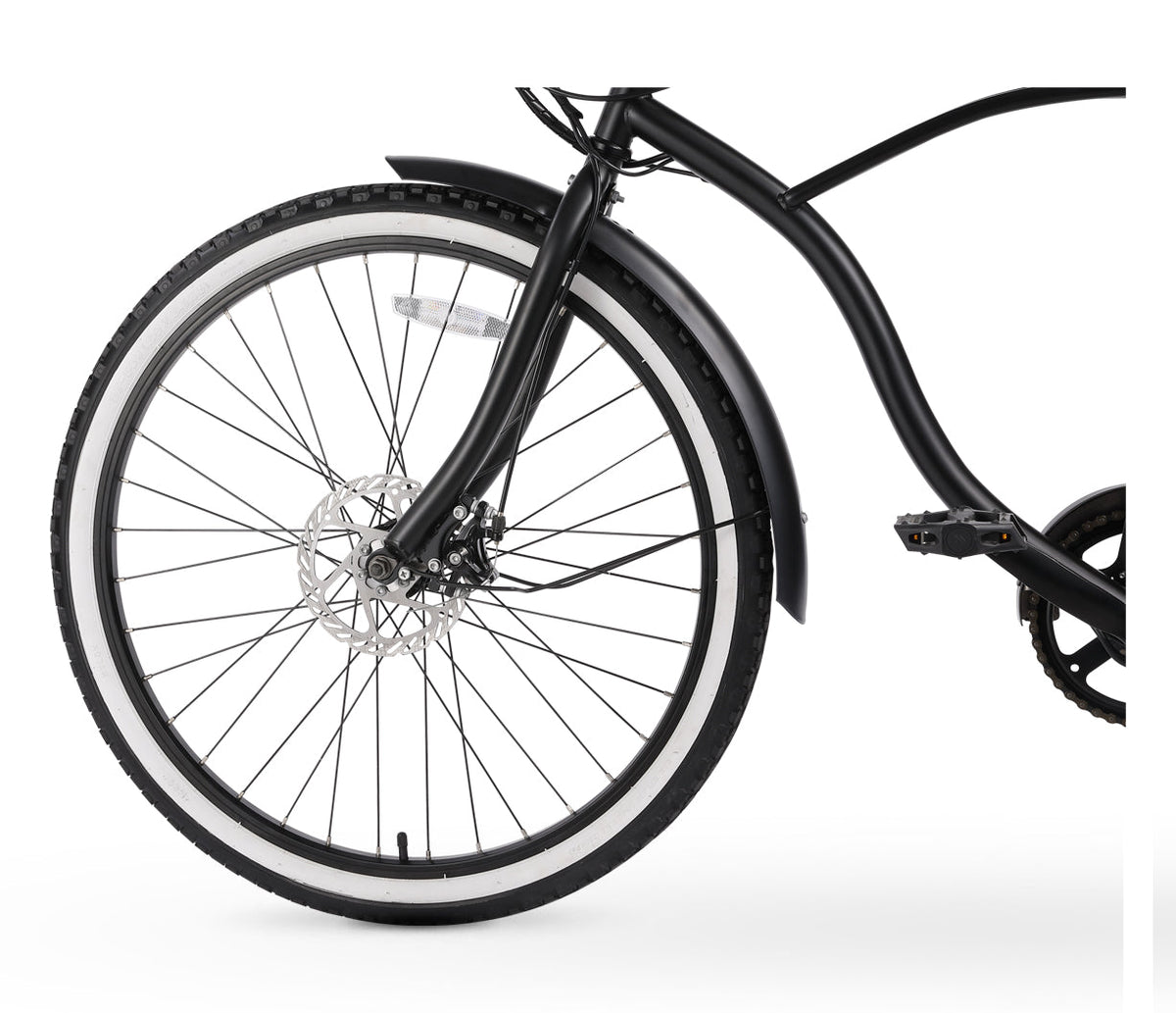 sixthreezero Around the Block Men's 26" 500W 7 Speed Electric Beach Cruiser Bicycle — product view 12
