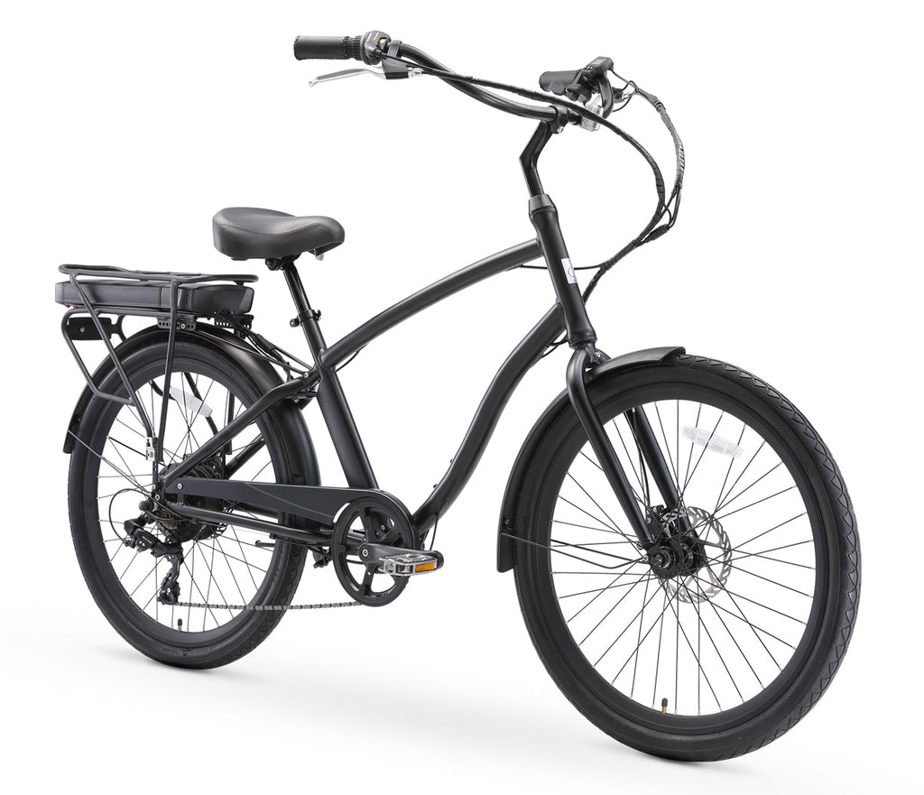 sixthreezero EVRYjourney Men's 26" 500W 7 Speed Electric Hybrid Bicycle — product view 4