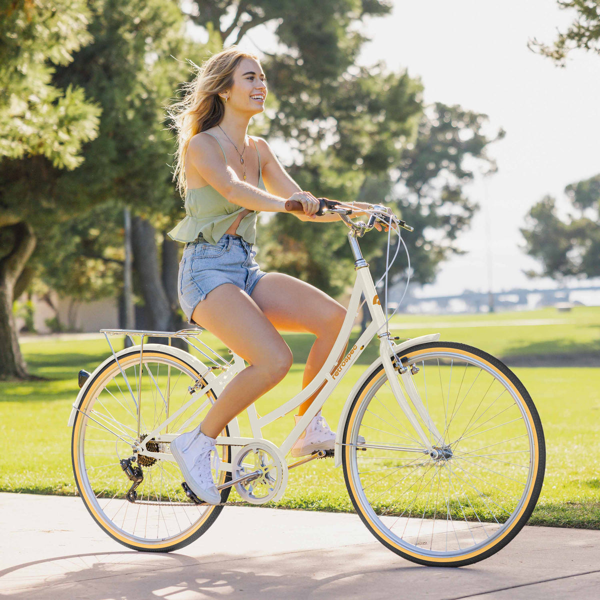 Retrospec Beaumont City Bike - Step Through 7 Speed — product view 7